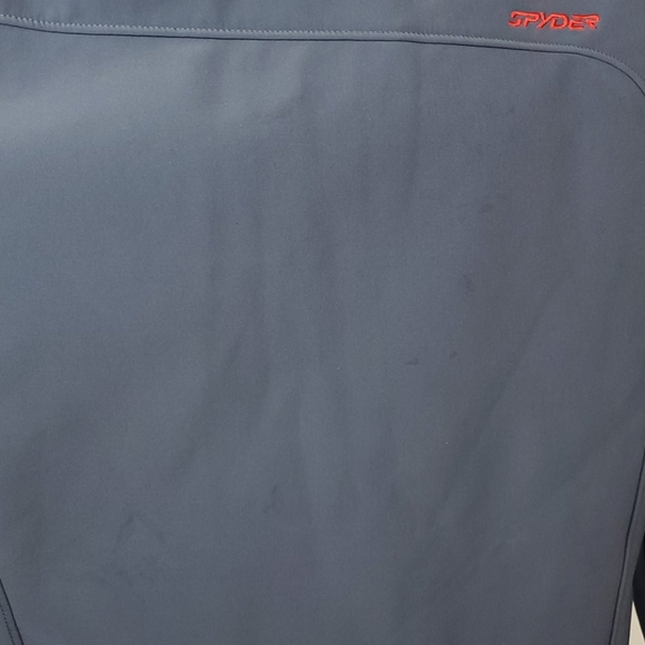 Spyder full zipper gray embroidered jacket size M - Picture 6 of 11